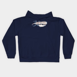 Save the Whales! Kids Hoodie